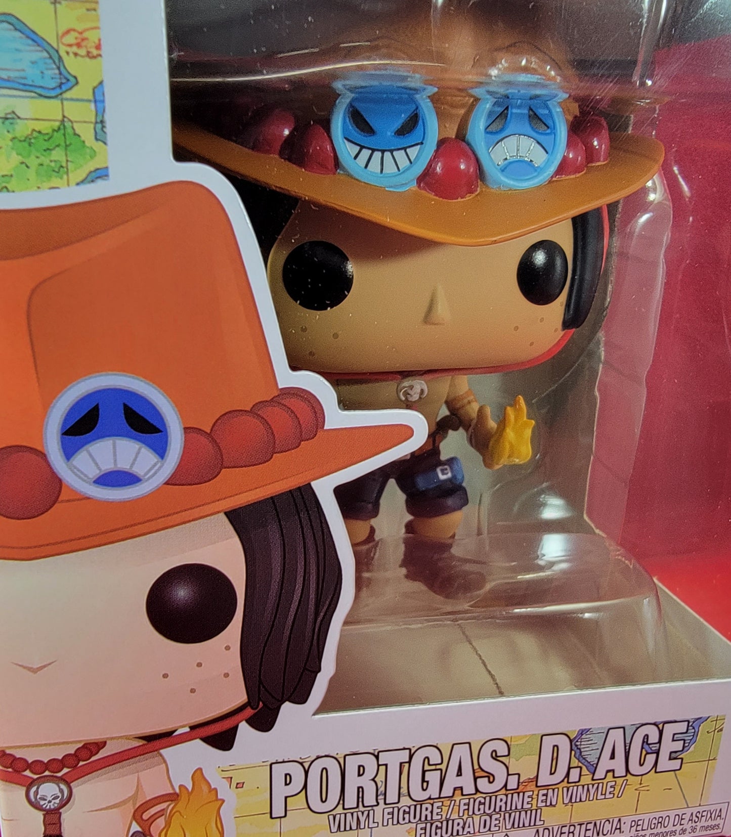 Portgas. D .ace funko # 100 (nib)