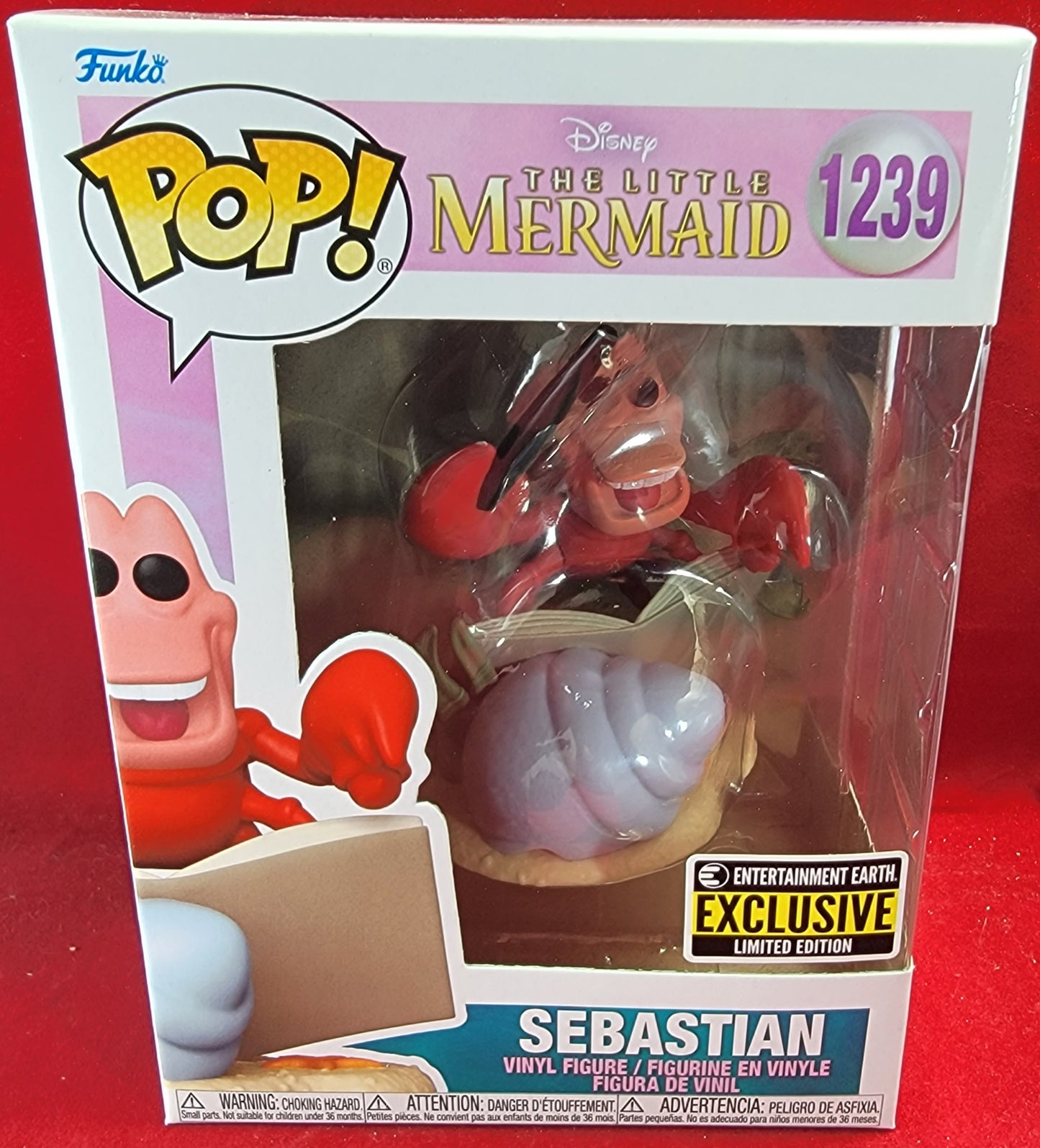 Sebastián entertainment earth exclusive funko # 1239 (nib)