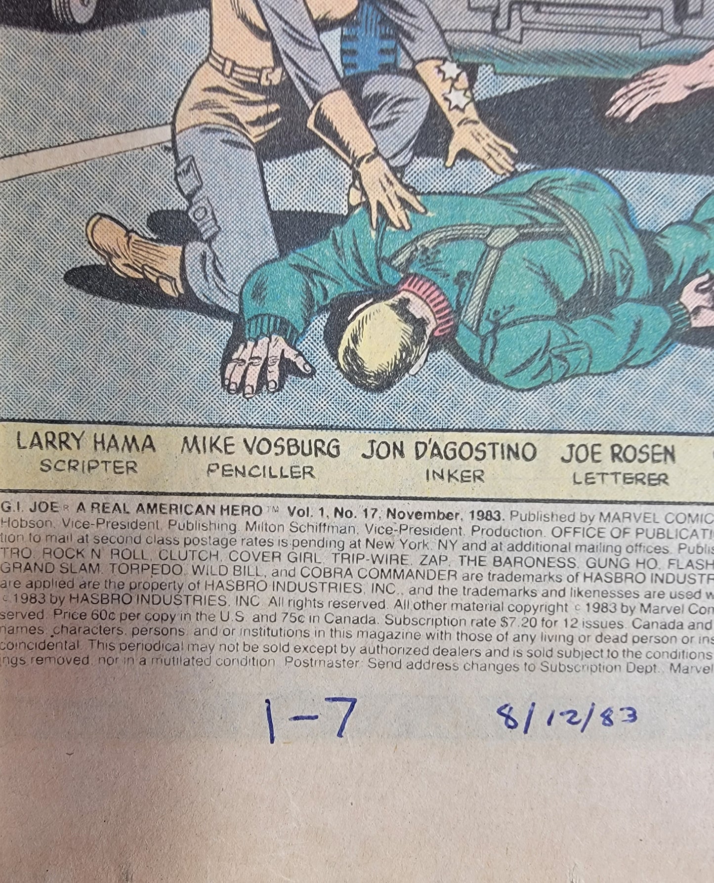 G.i. joe comic # 17 (1983)