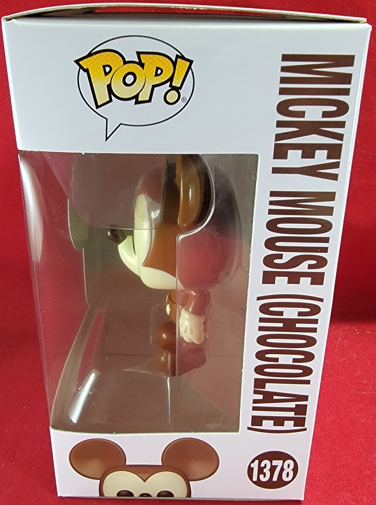 Mickey mouse chocolate funko # 1378 (nib) with pop protector