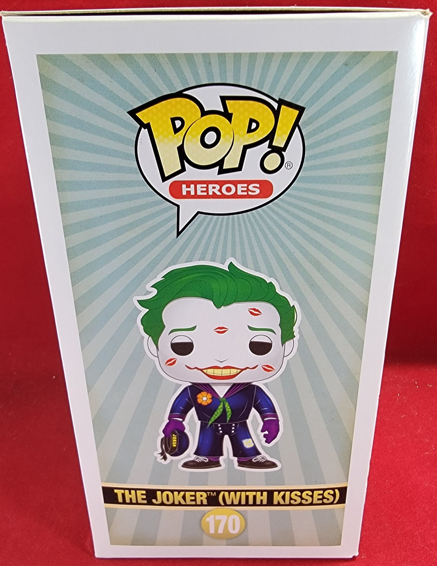 The joker (with kisses) hot topic exclusive funko # 170 (nib)
With pop protectors