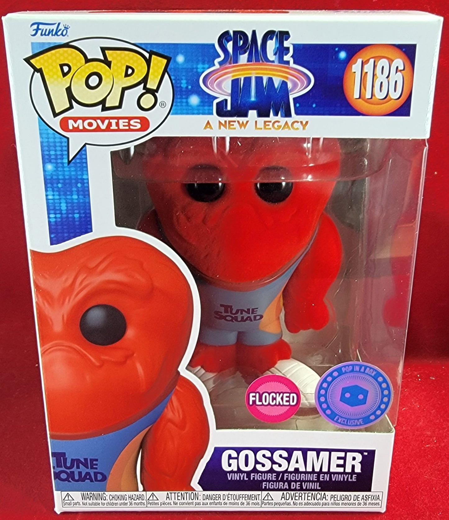 Gossamer space jam pop in  a box Exclusive funko # 1186 (nib)
With pop protector