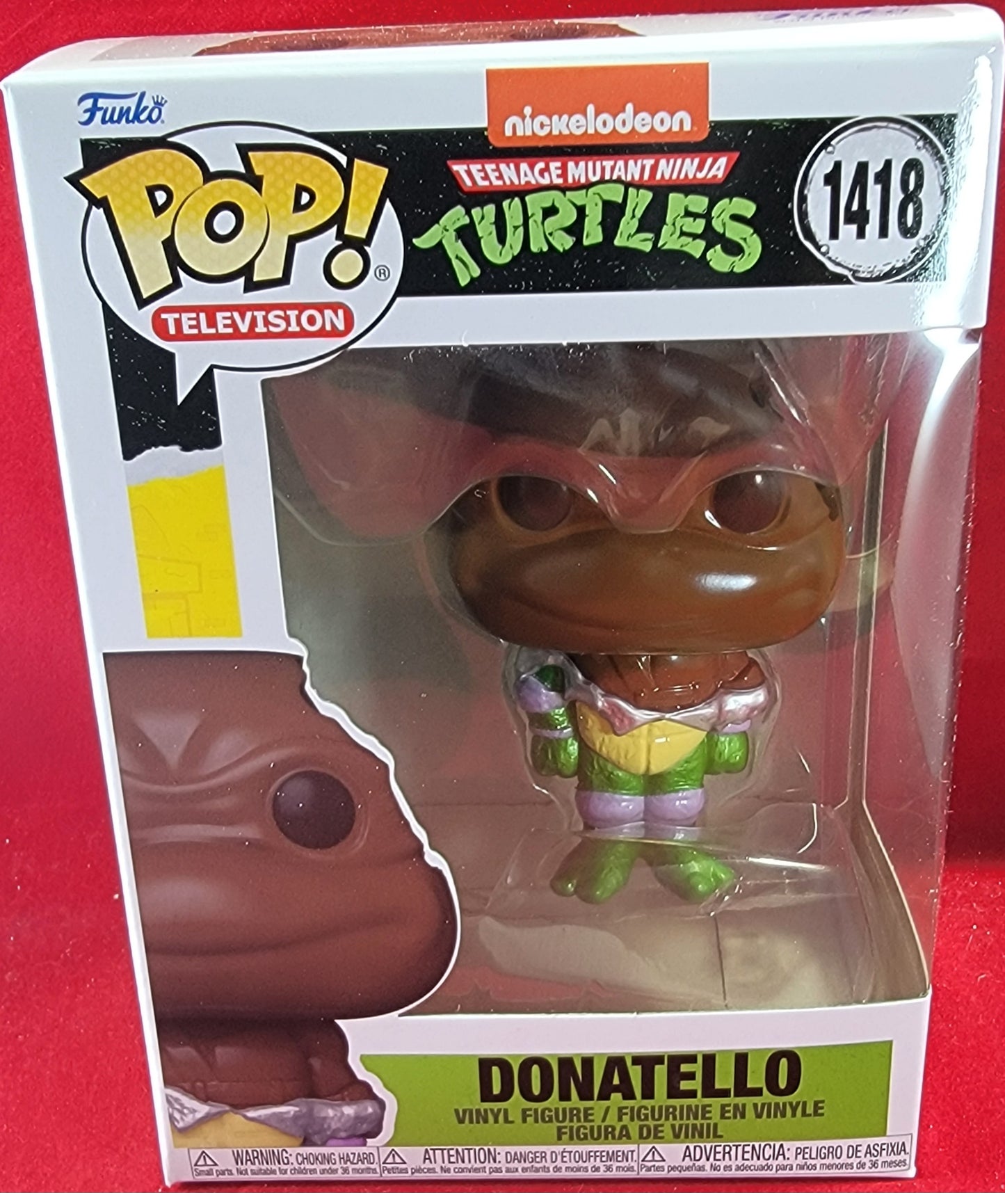 Donatello funko # 1418 (nib)
With pop protector