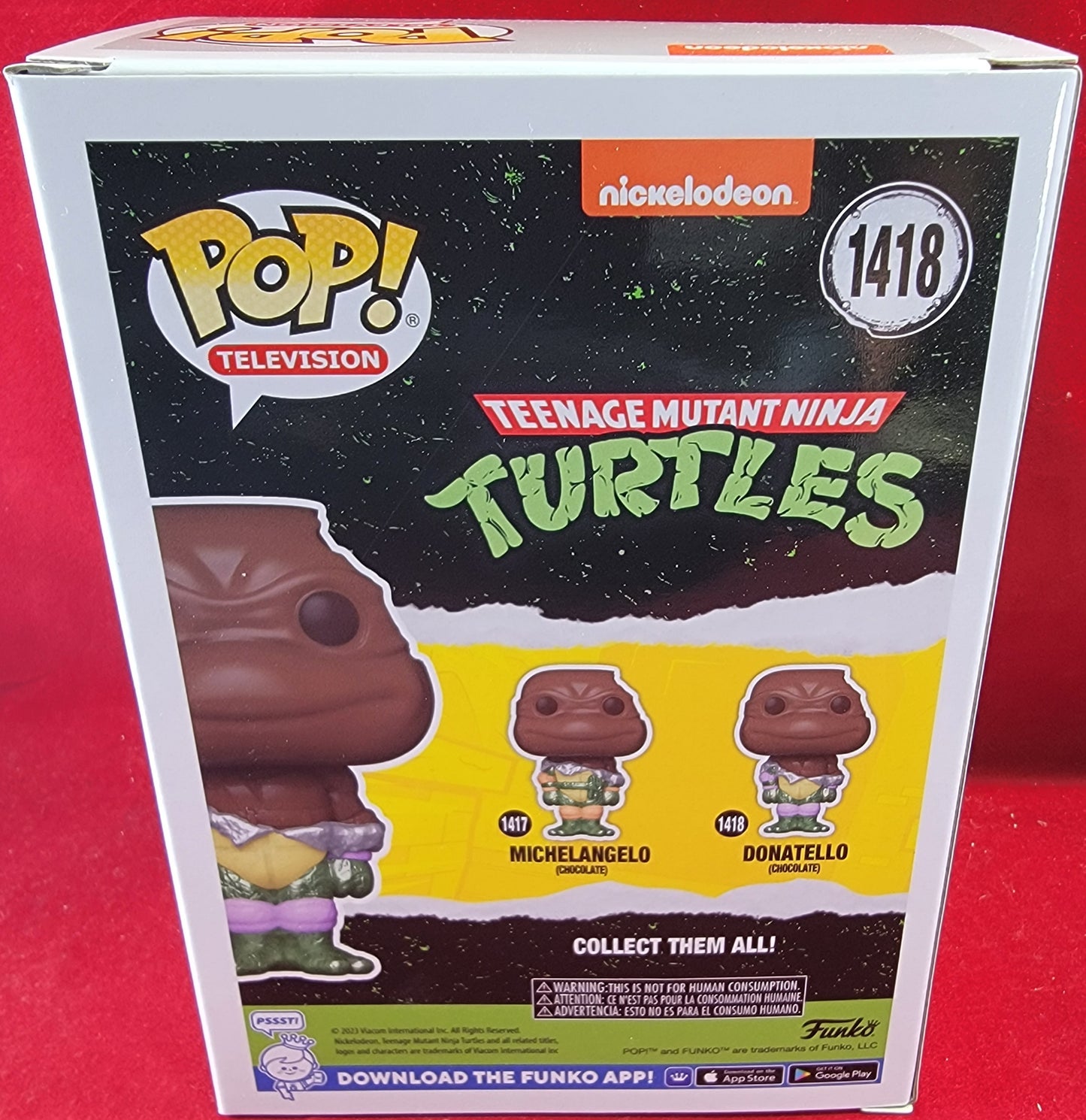 Donatello funko # 1418 (nib)
With pop protector