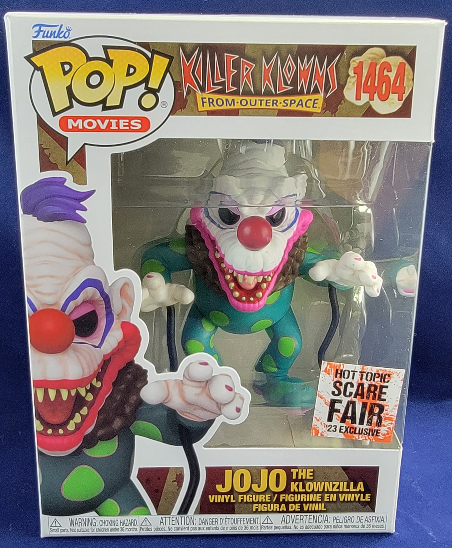 Jojo, the klownzilla scare fair exclusive # 1464 (nib)
With pop protector