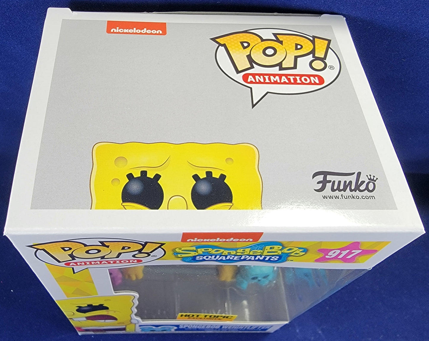 SpongeBob weightlifter hot topic exclusive funko # 917 (nib)
With pop protector