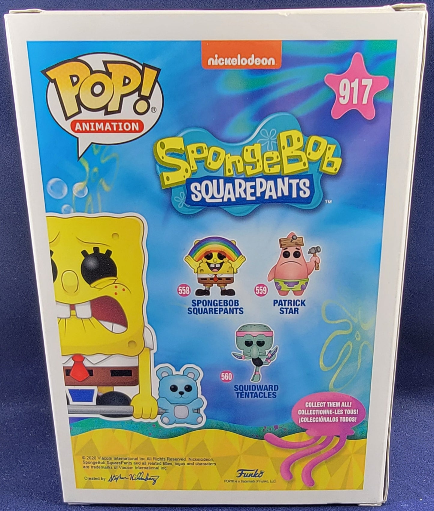 SpongeBob weightlifter hot topic exclusive funko # 917 (nib)
With pop protector