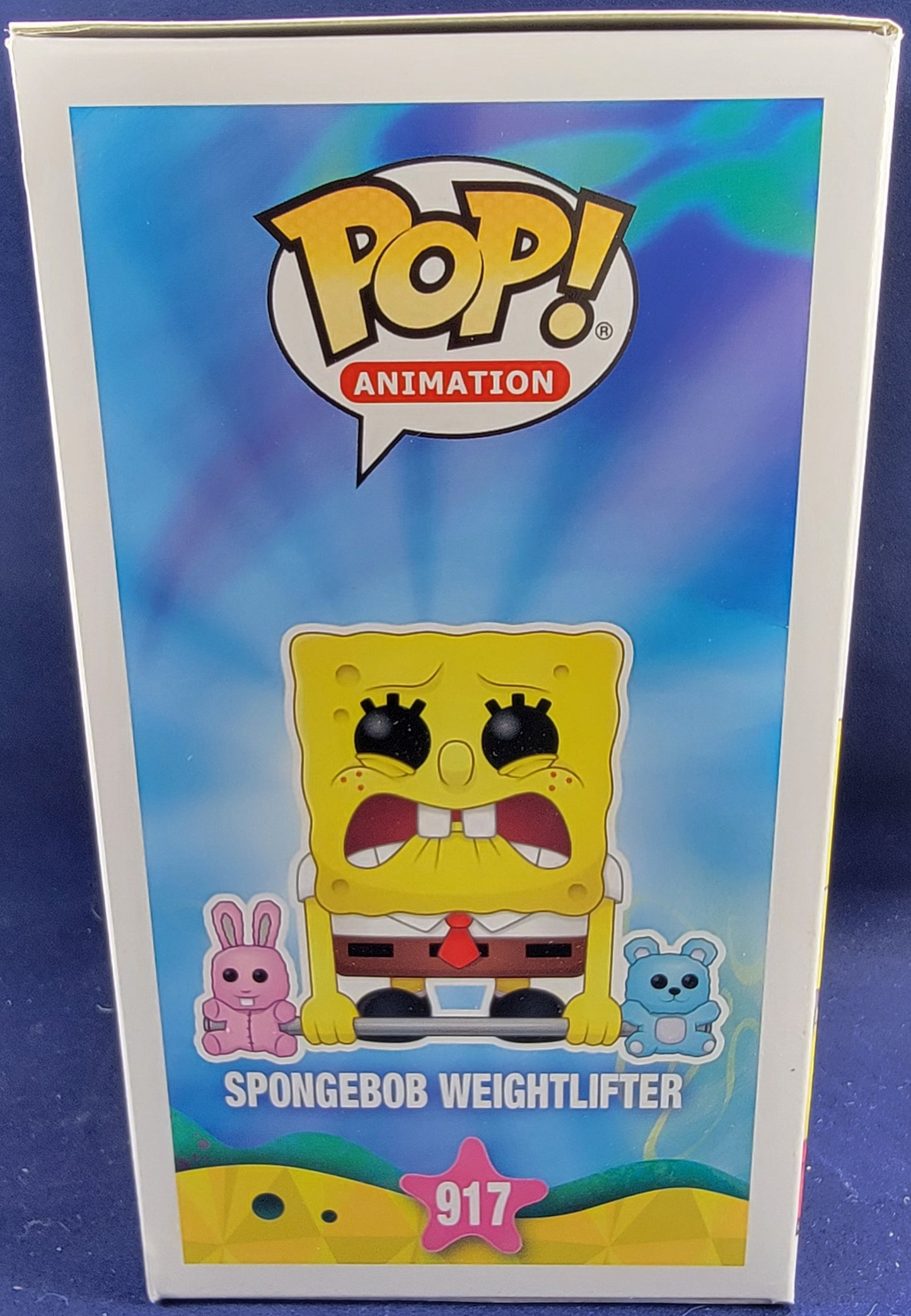 SpongeBob weightlifter hot topic exclusive funko # 917 (nib)
With pop protector