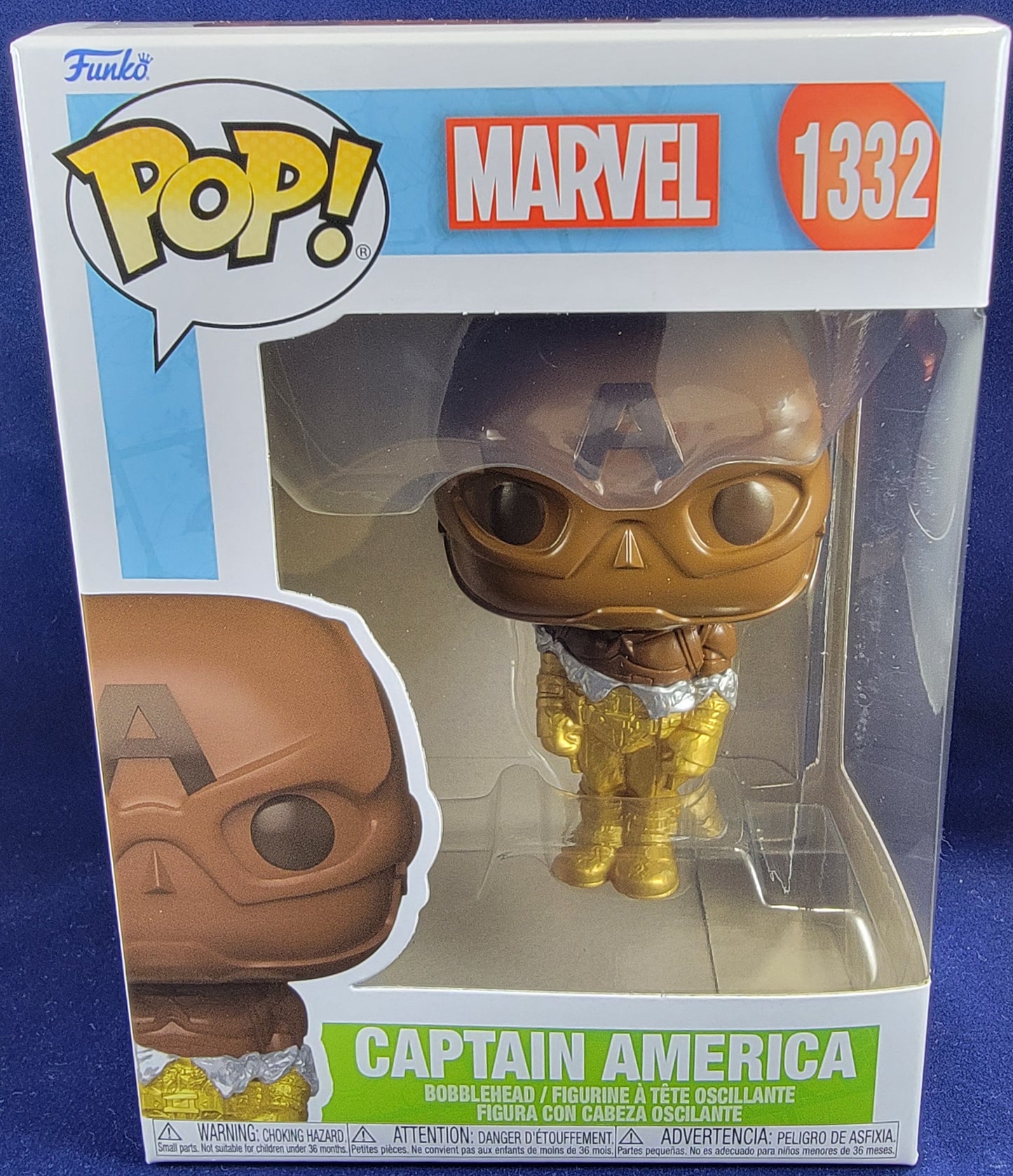 Captain America funko # 1332 (nib)
With pop protector