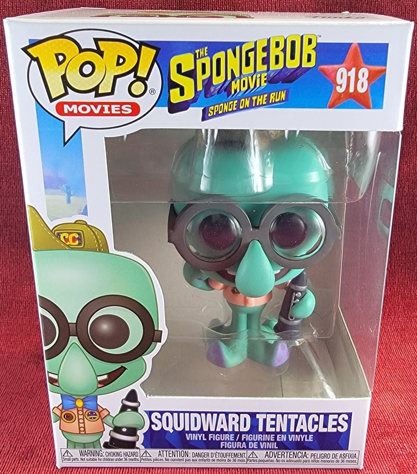 Squidward tentacles funko # 918 (nib)
With pop protector