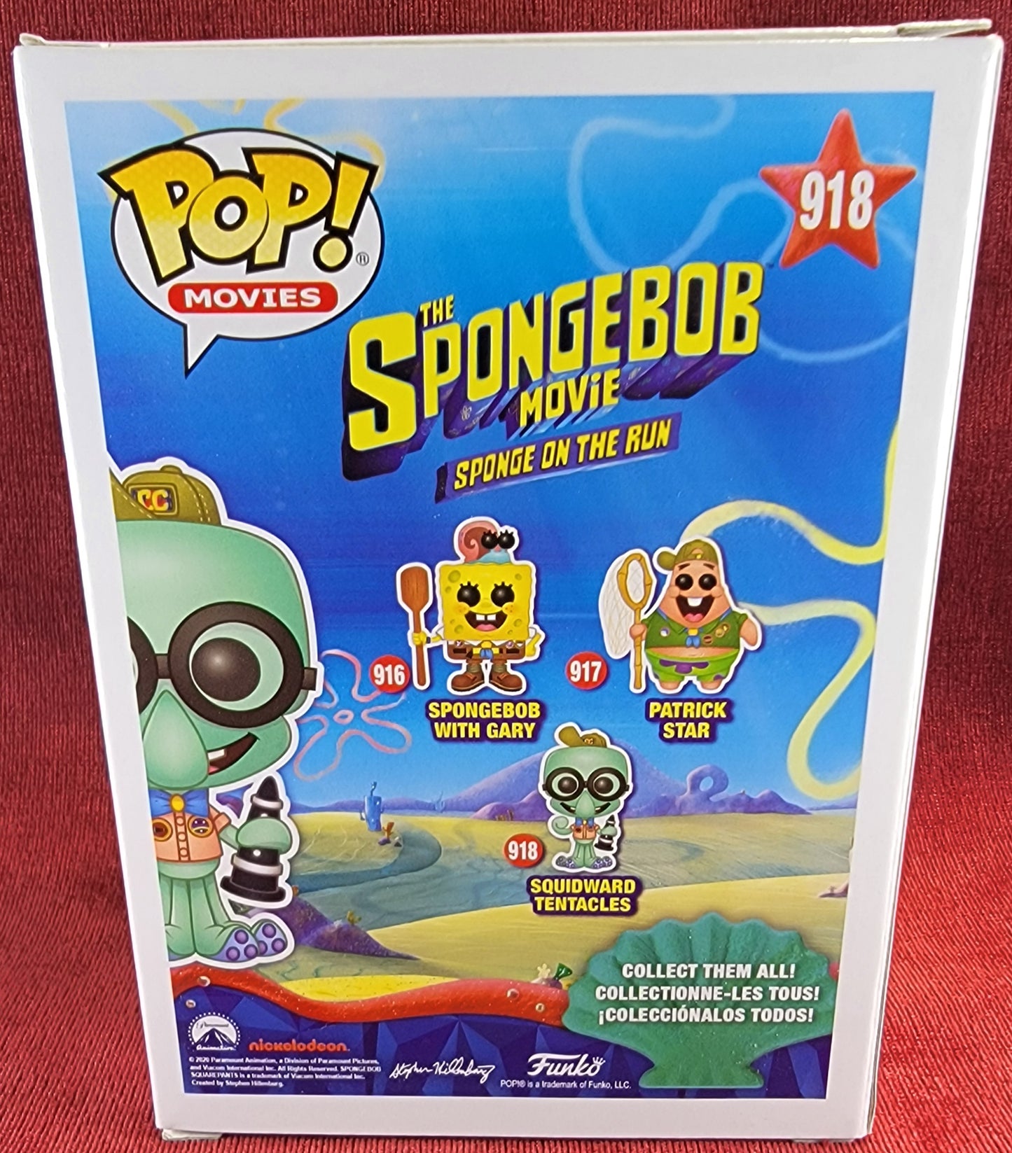 Squidward tentacles funko # 918 (nib)
With pop protector