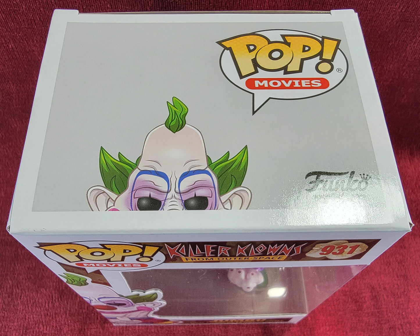 Jumbo from killer klowns funko # 931 (nib)
With pop protector