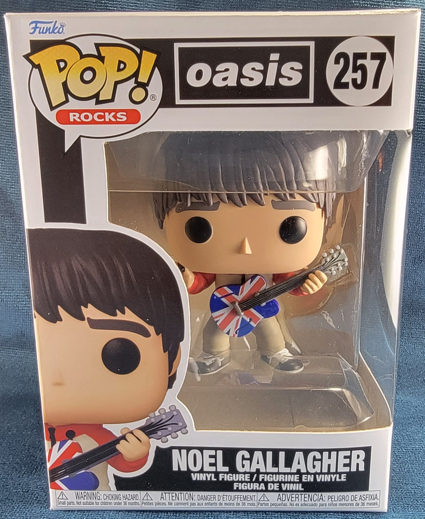 Noel Gallagher funko # 257 (nib)
With pop protector