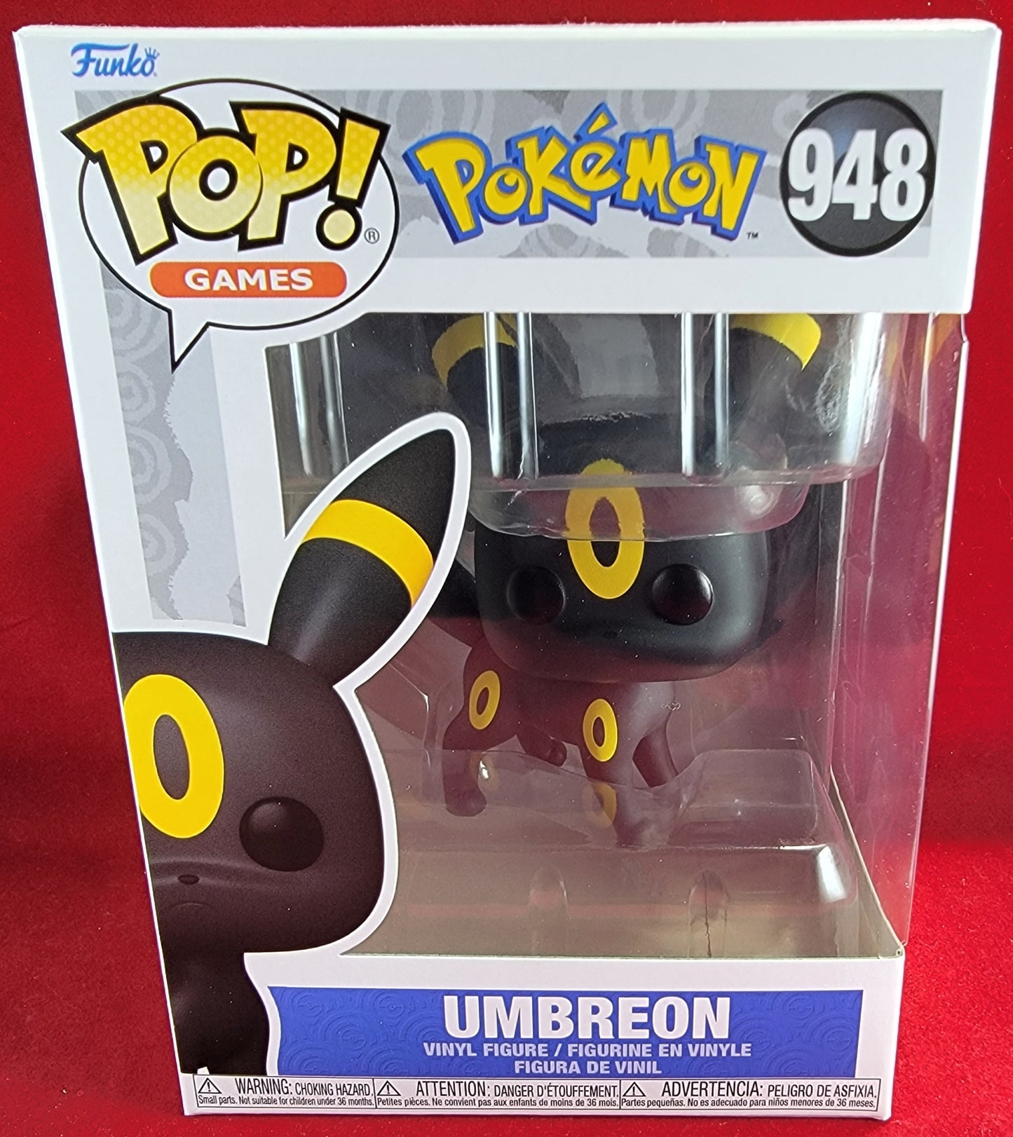 Umbreon funko #948 (nib)
With pop protector