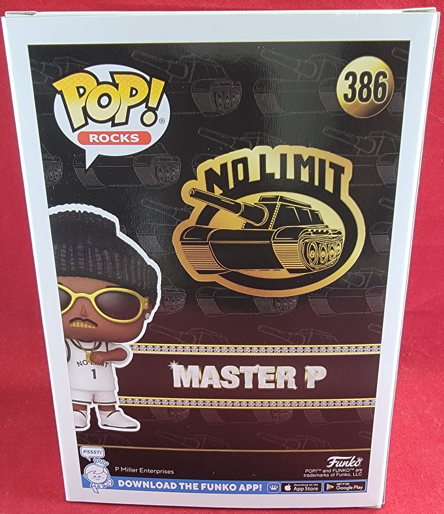 Master P funko # 386 (nib) with pop protector