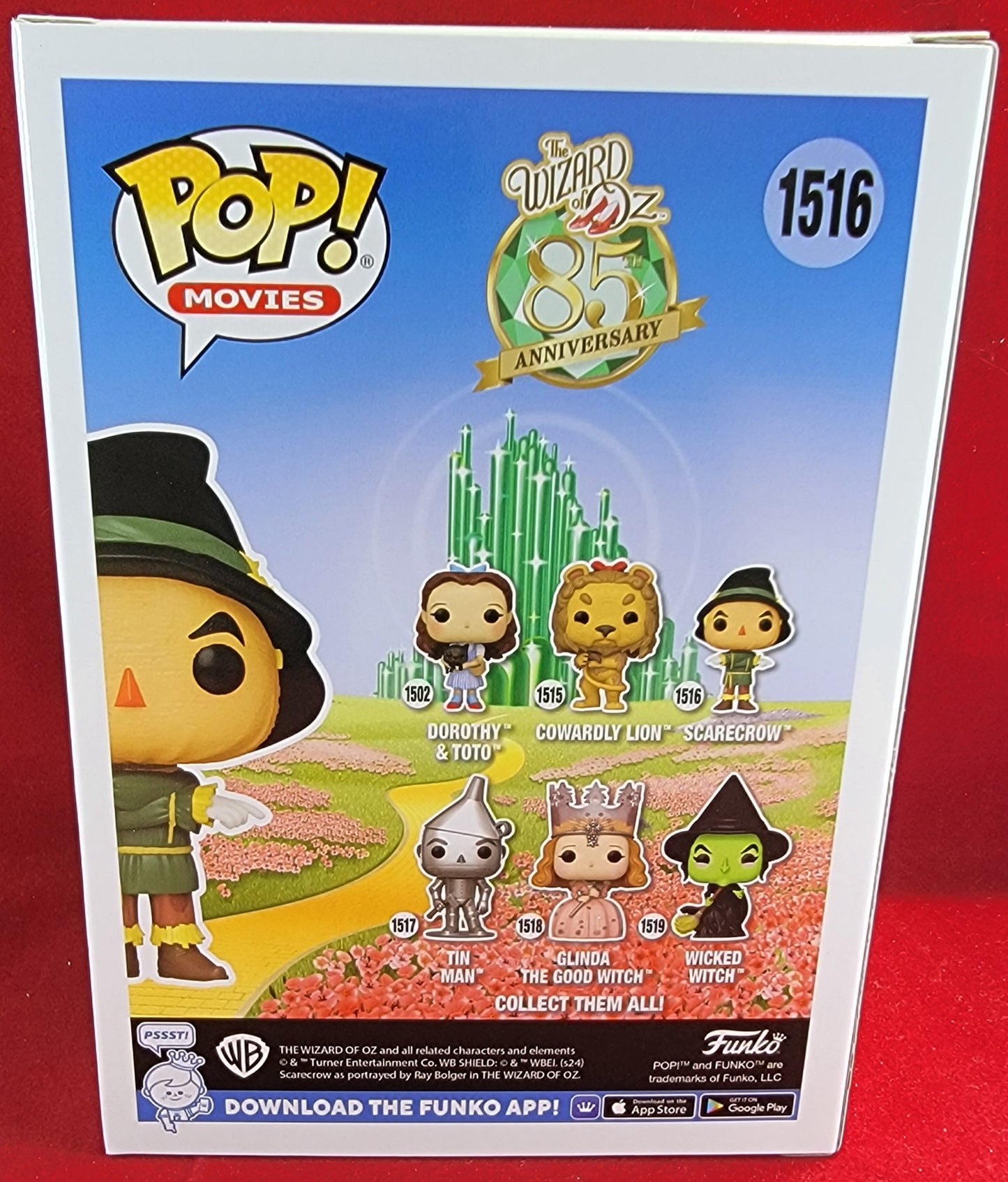 Scarecrow funko # 1516 (nib)
With pop protector