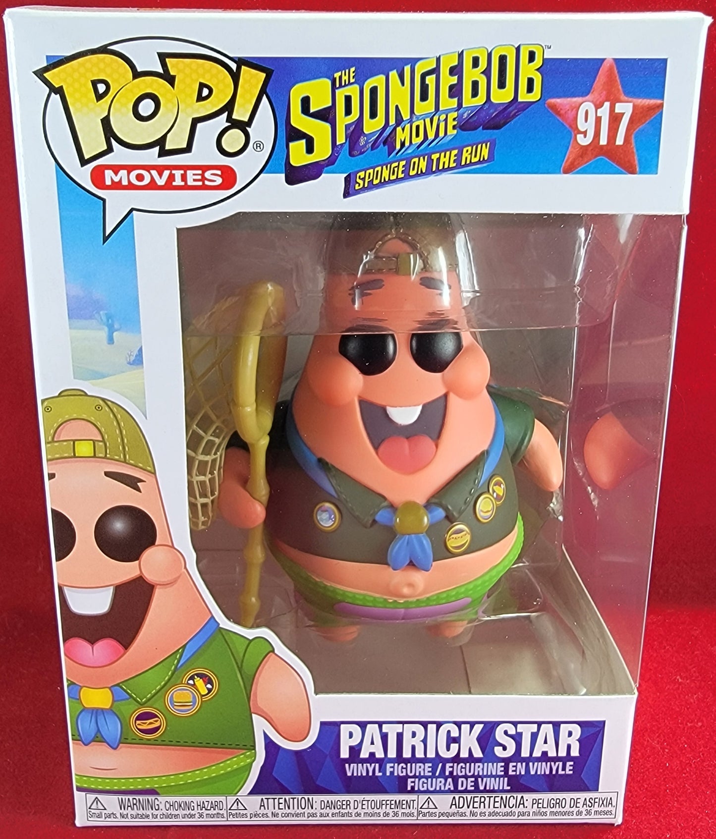 Patrick Star funko # 917 (nib)
With pop protector