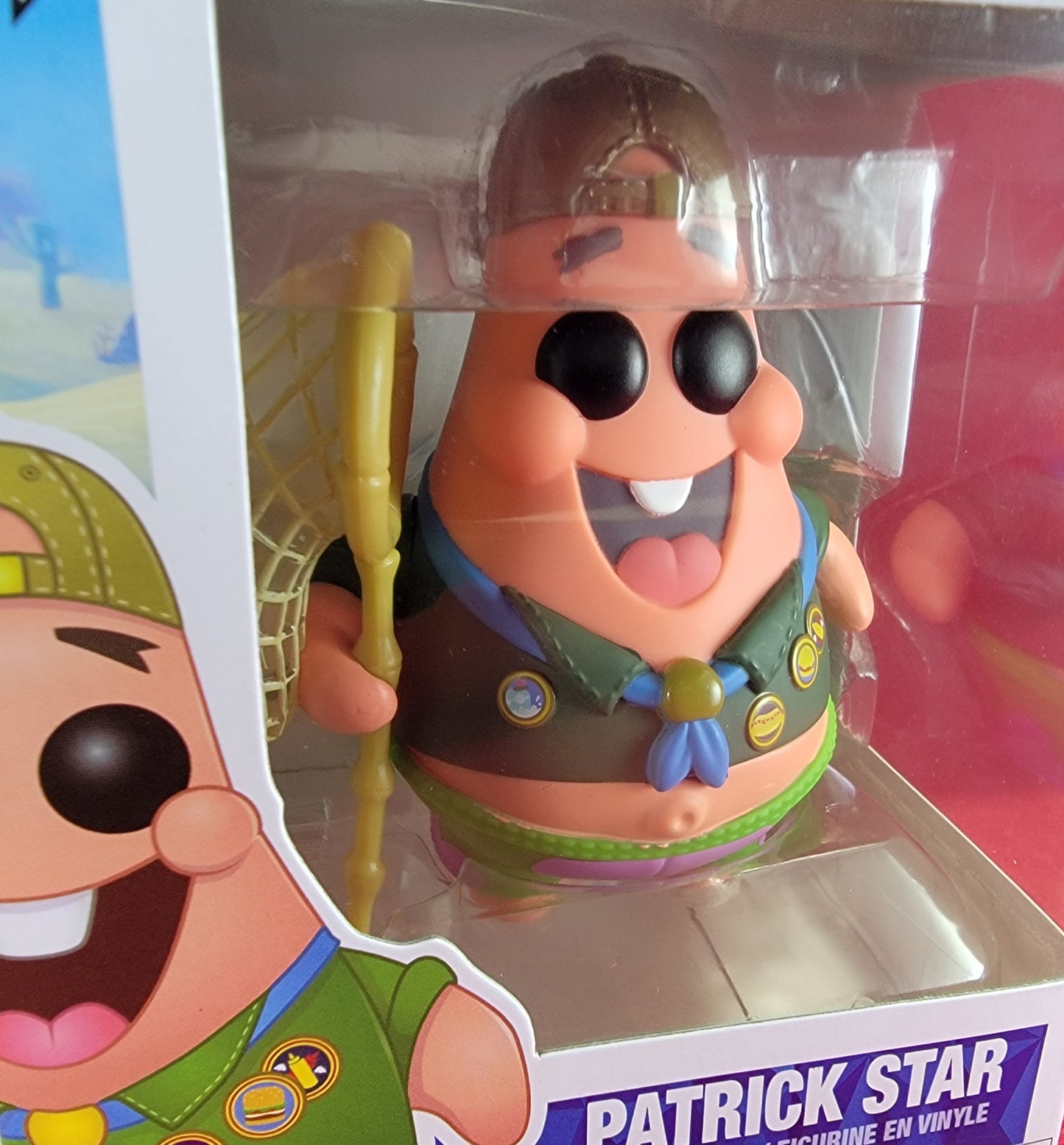 Patrick Star funko # 917 (nib)
With pop protector