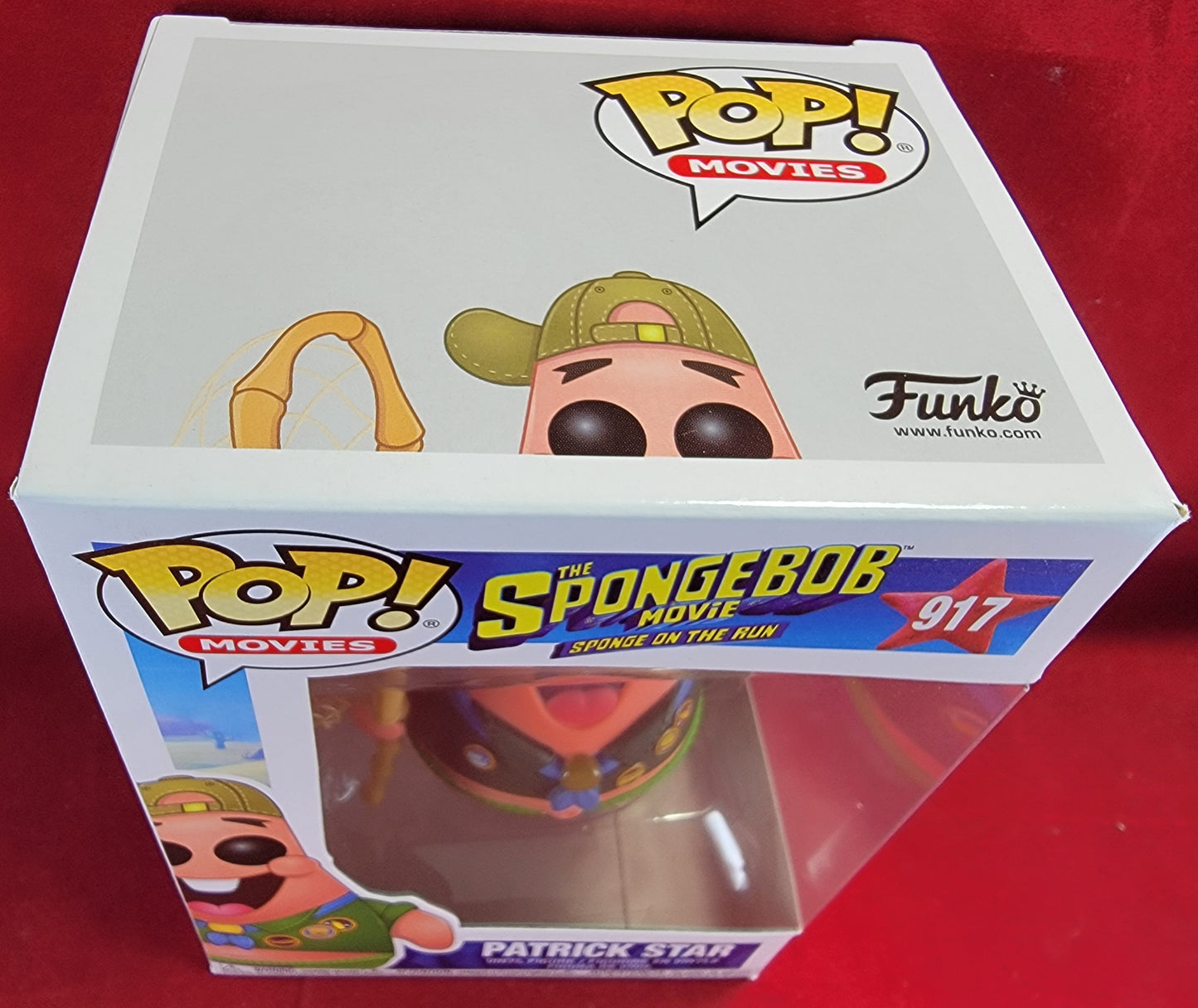 Patrick Star funko # 917 (nib)
With pop protector