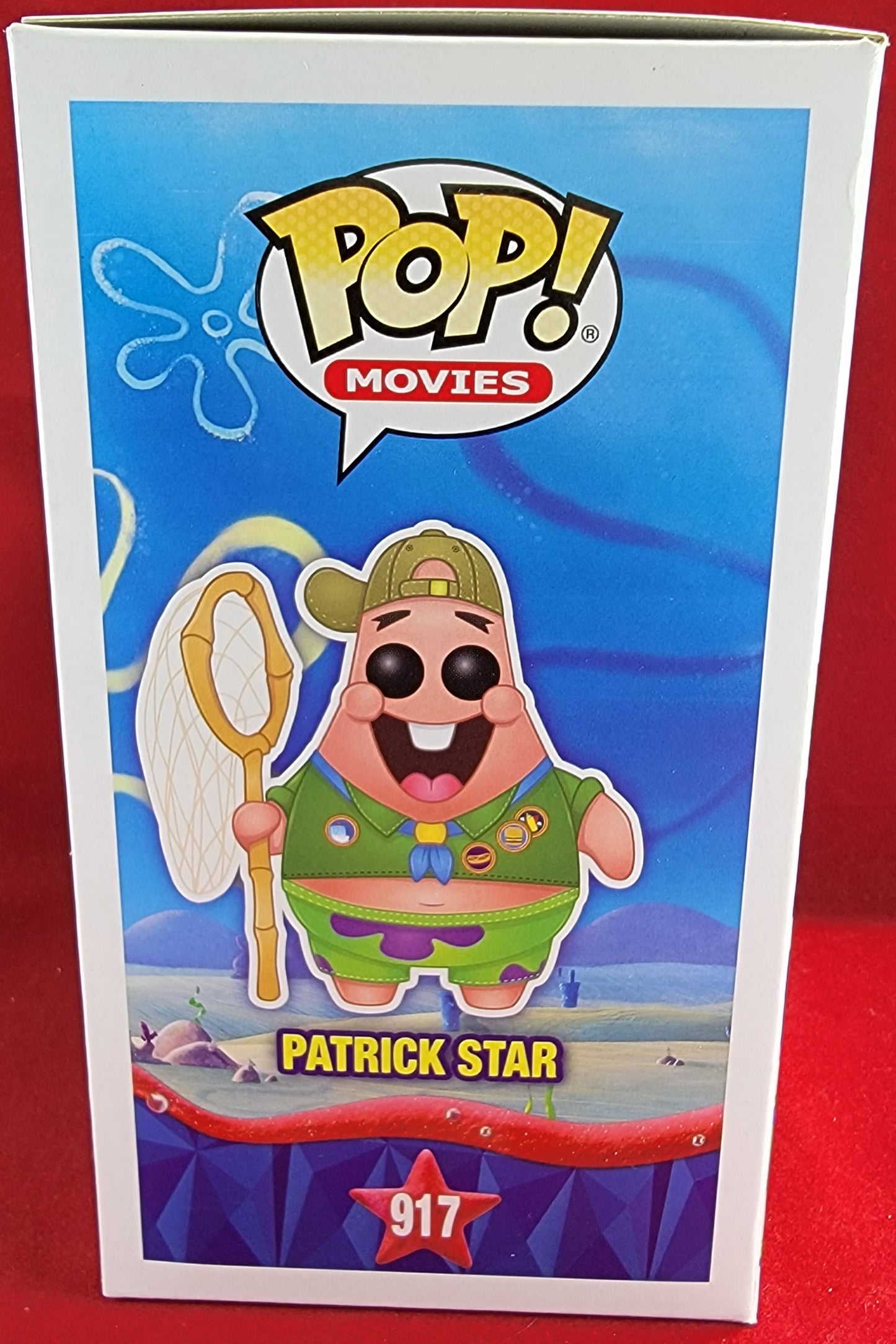 Patrick Star funko # 917 (nib)
With pop protector