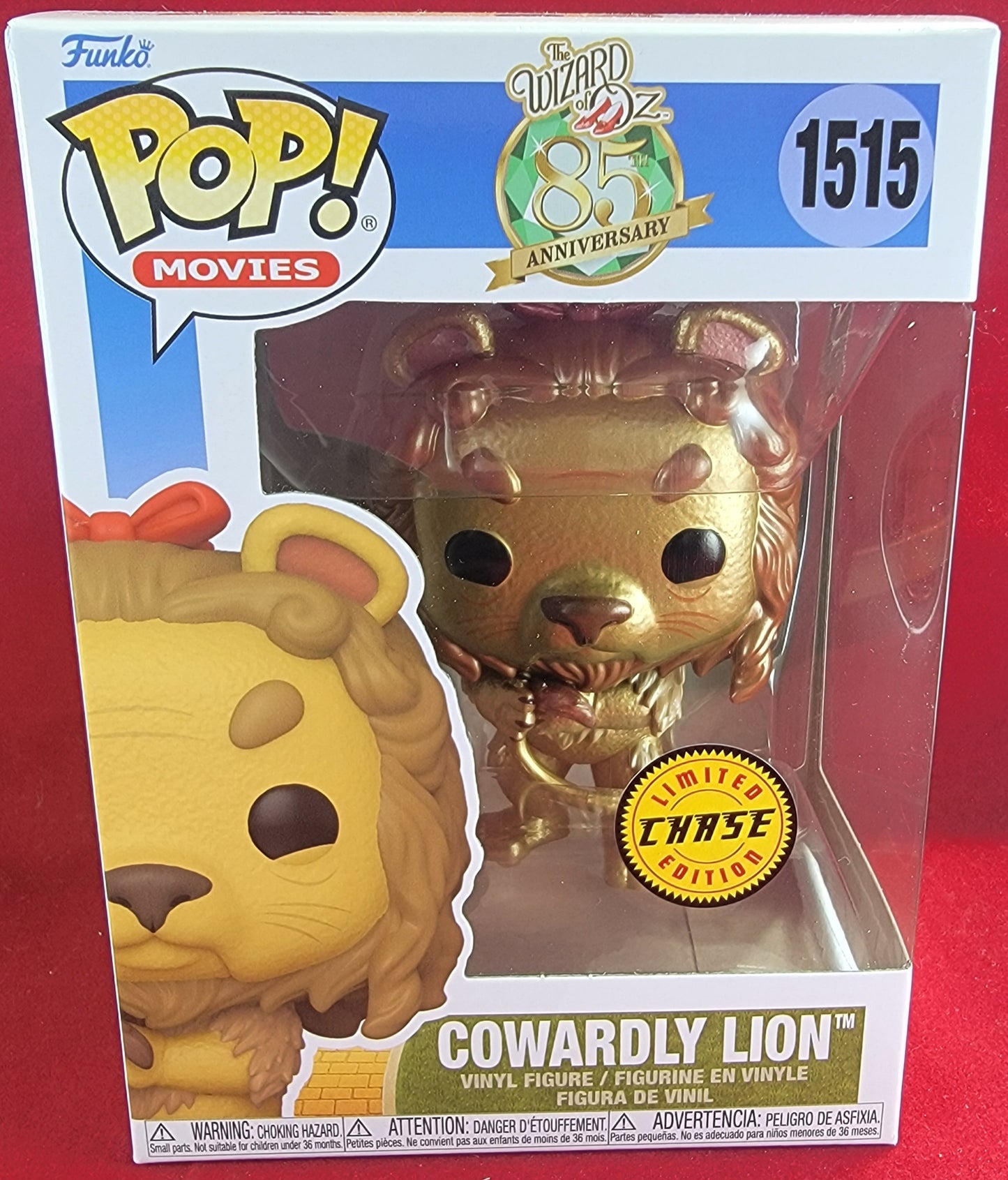 Cowardly lion chase funko # 1515 (nib)
With pop protector