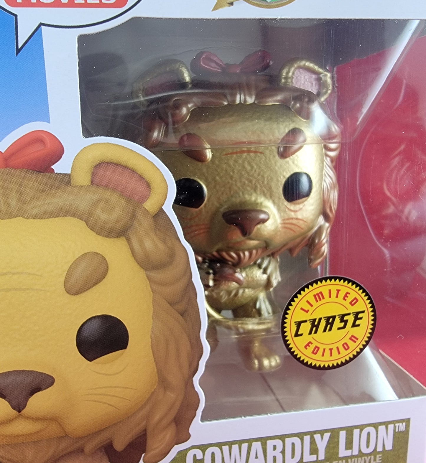 Cowardly lion chase funko # 1515 (nib)
With pop protector