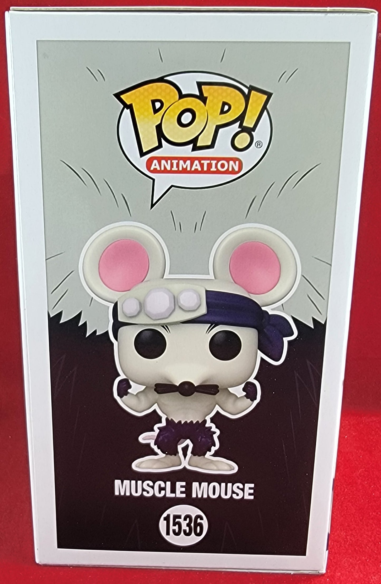 Muscle mouse funko # 1536 (nib)
With pop protector