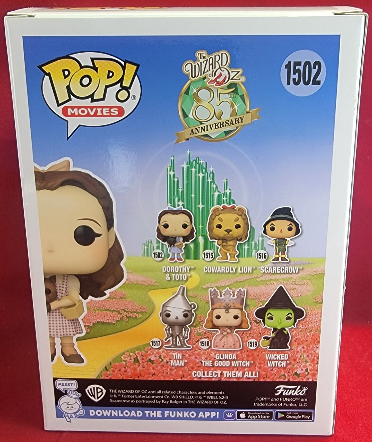 Dorothy & toto funko exclusive # 1502 (nib)
With pop protector