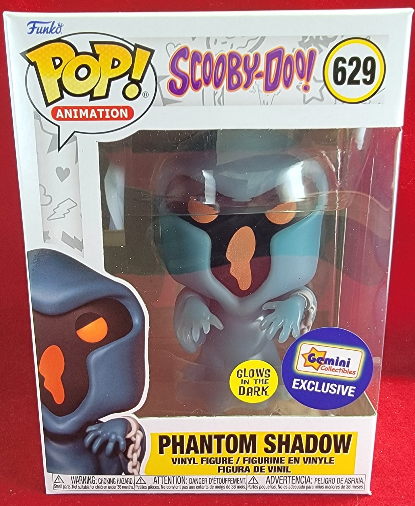 Phantom shadow gemini exclusive funko # 629 (nib)
With pop protector