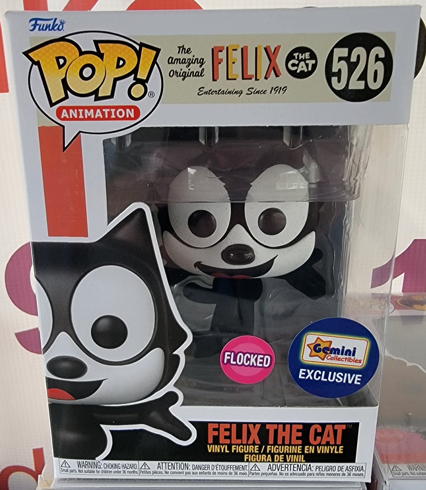 Felix the cat gemini exclusive funko # 526 (nib)
With pop protector