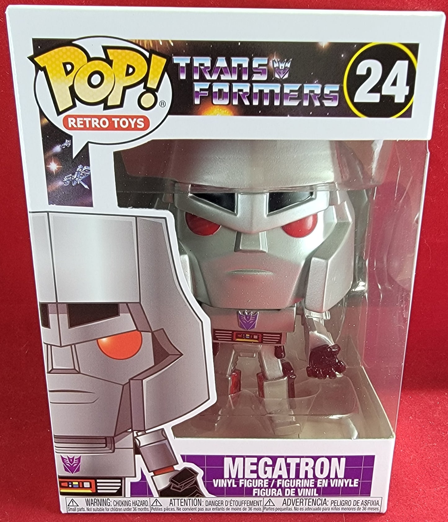 Megatron funko # 24 (nib) 
With pop protector