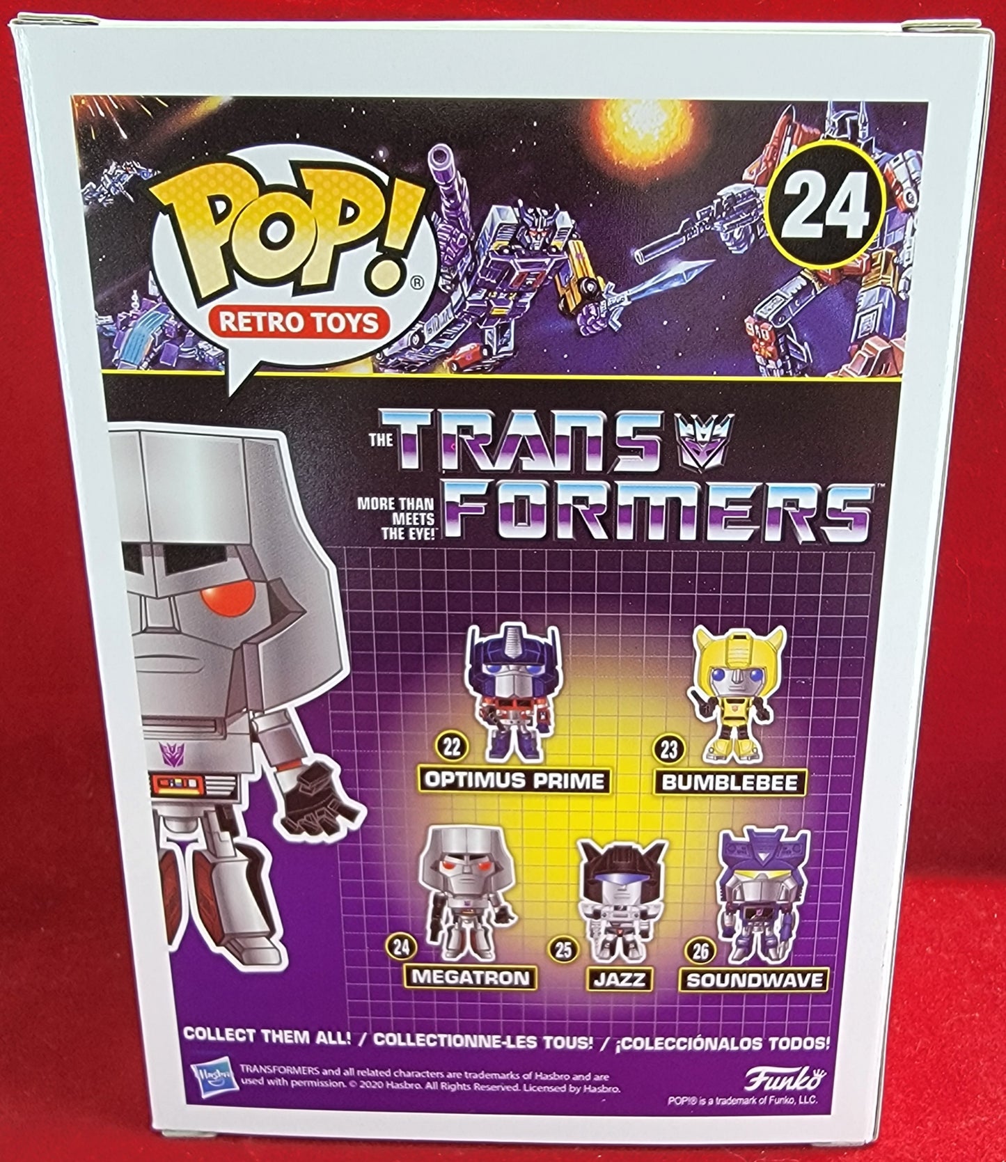 Megatron funko # 24 (nib) 
With pop protector