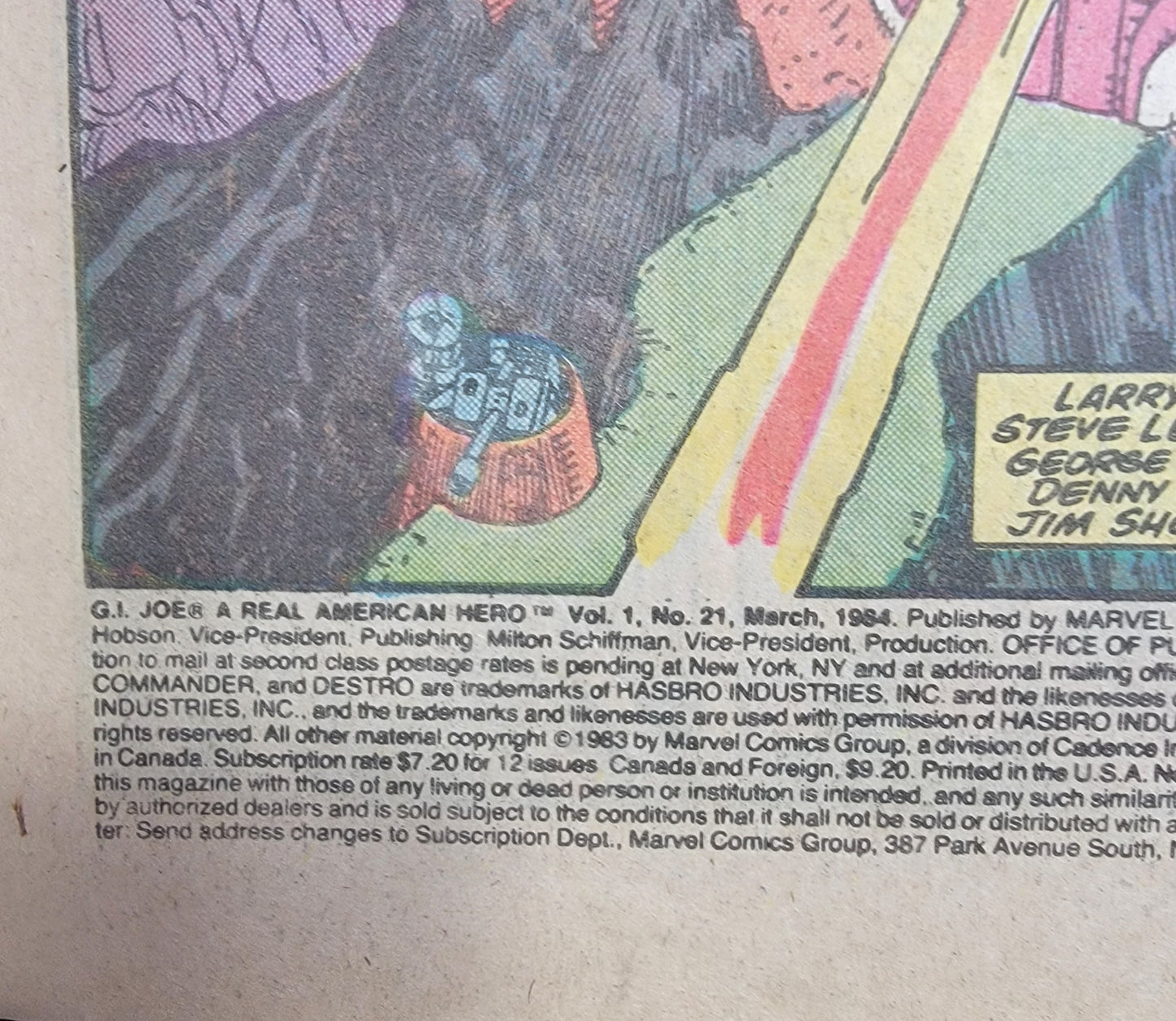 G.i. joe  a real American hero comic number 21 (1984)