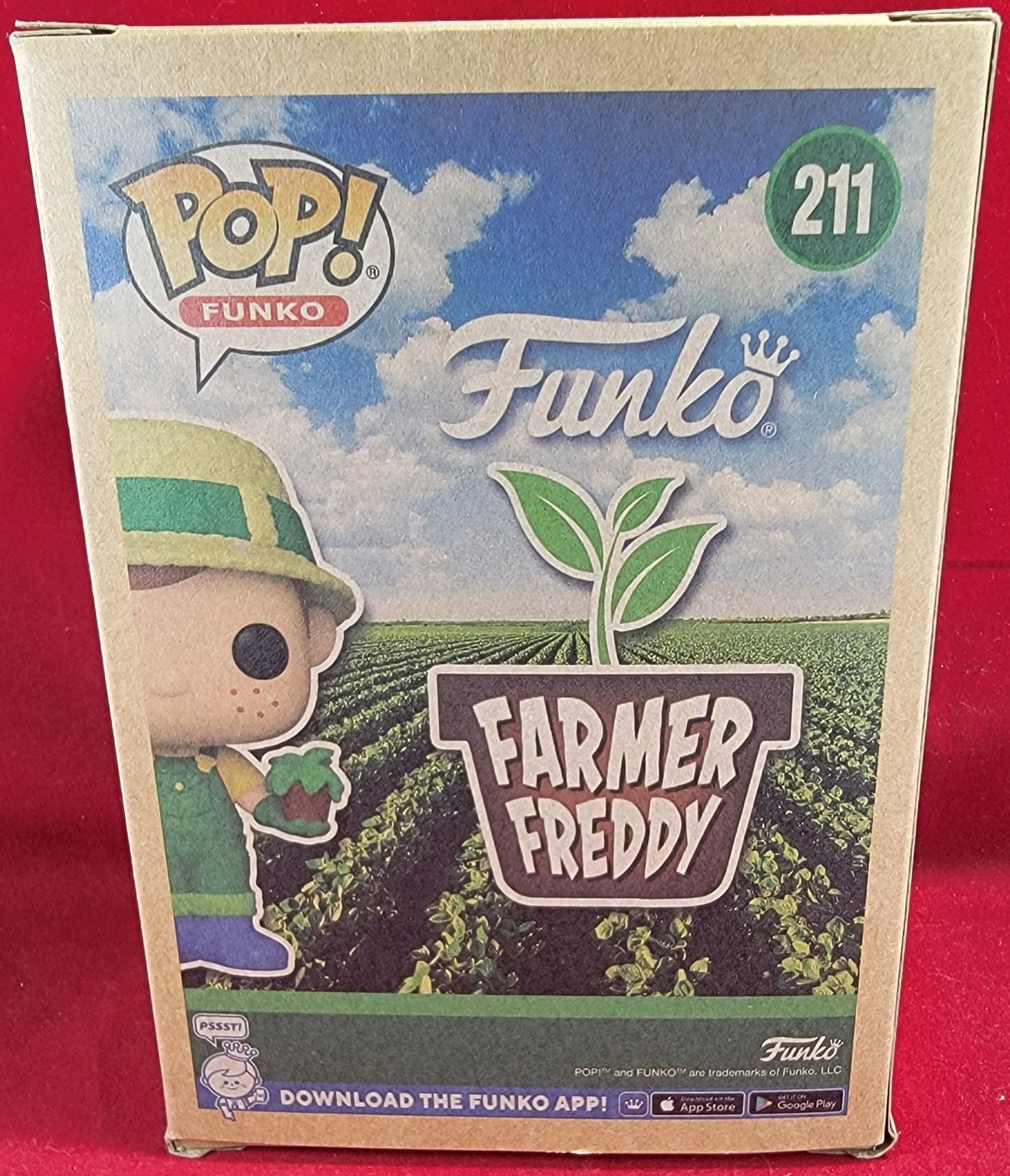 Farmer freddy funko exclusive # 211 (nib)
With pop protector