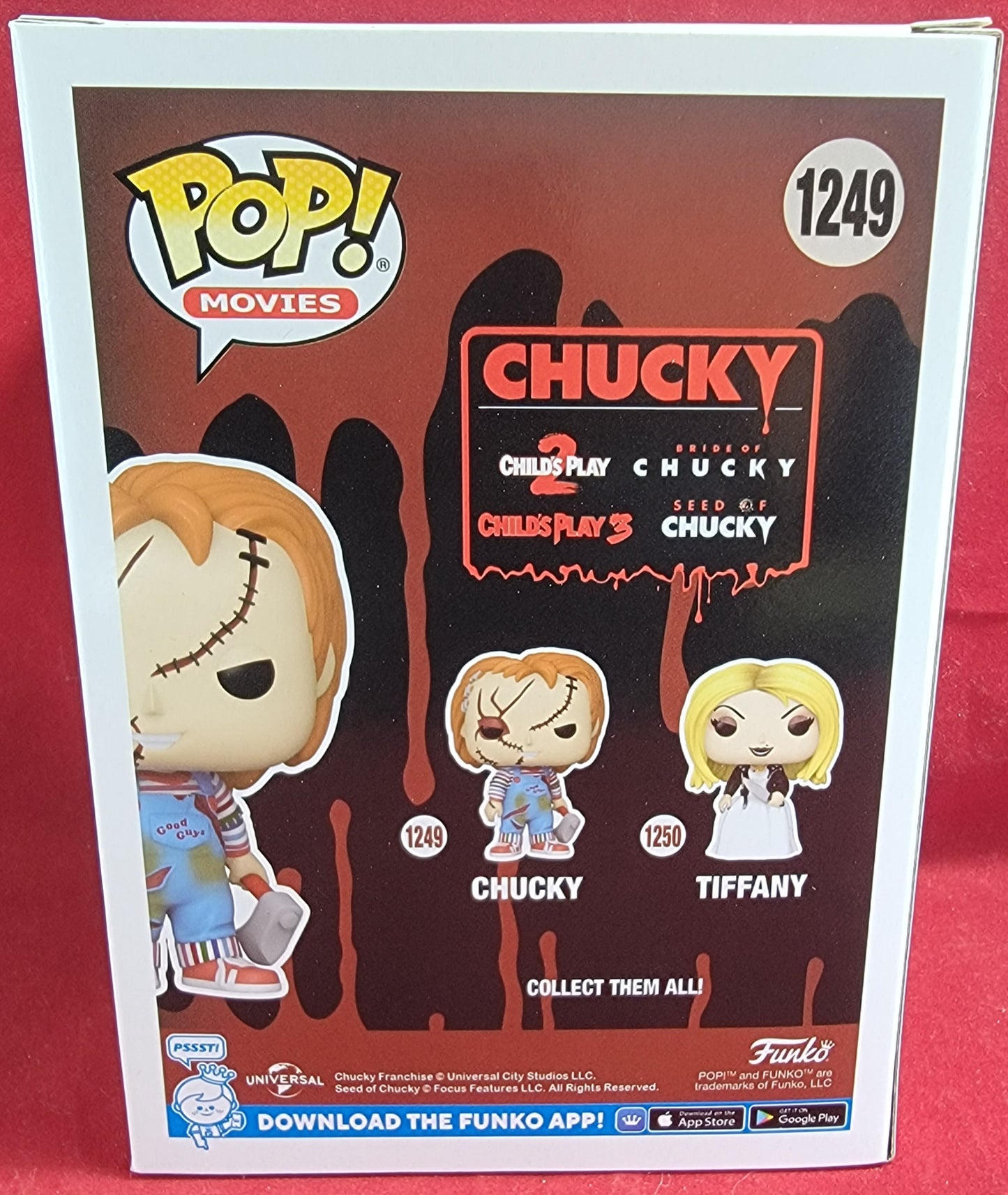 Chucky funko # 1249 (nib)
With pop protector