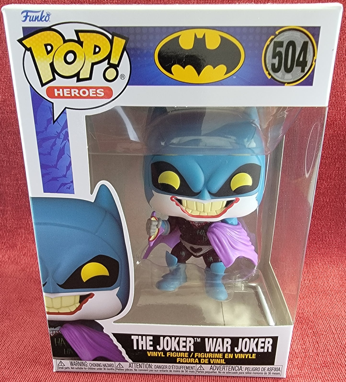 The joker war joker funko # 504 (nib)
With pop protector