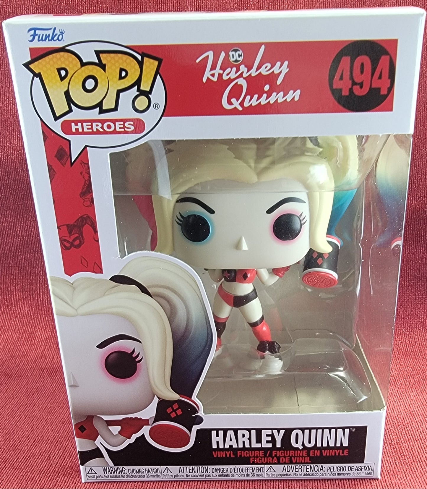 Harley quinn funko # 494 (nib)
With pop protector