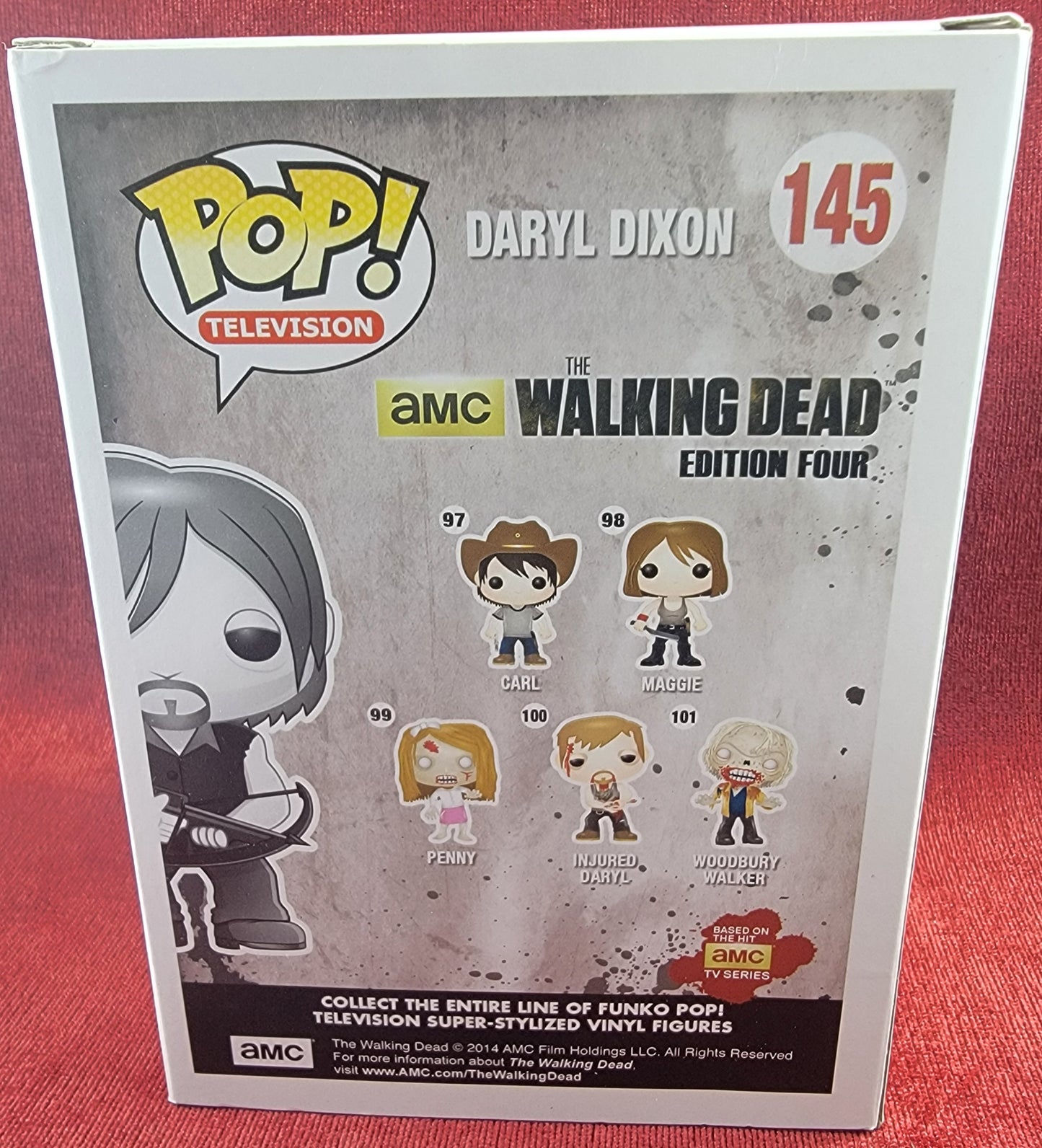 Daryl Dixon Wal-Mart exclusive funko # 145 (nib)
With pop protector