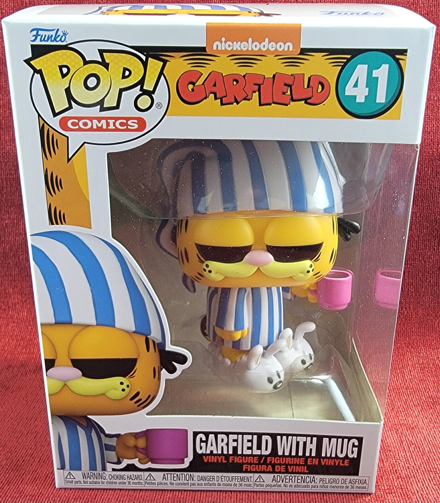 Garfield with mug funko # 41 (nib)
With pop protector