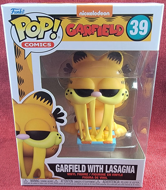 Garfield with lasagna funko # 39 (nib)
With pop protector