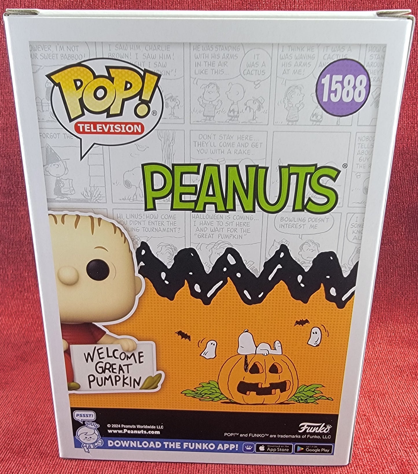 Linus funko # 1588 (nib)
With pop protector