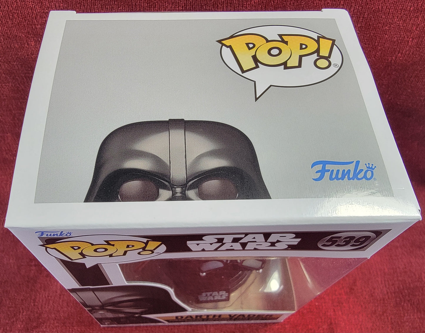 Darth vader funko # 539 (nib)
With pop protector