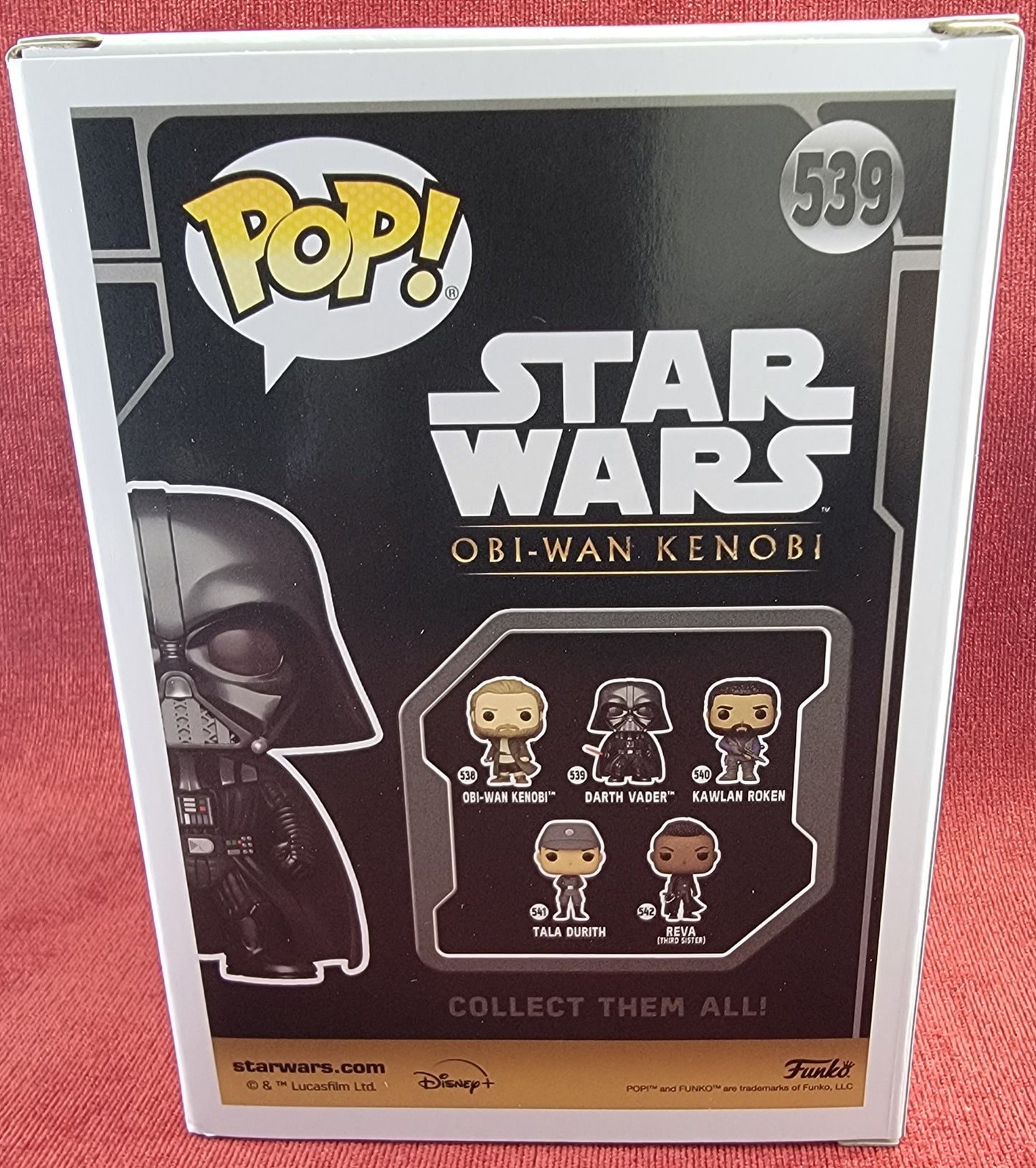 Darth vader funko # 539 (nib)
With pop protector