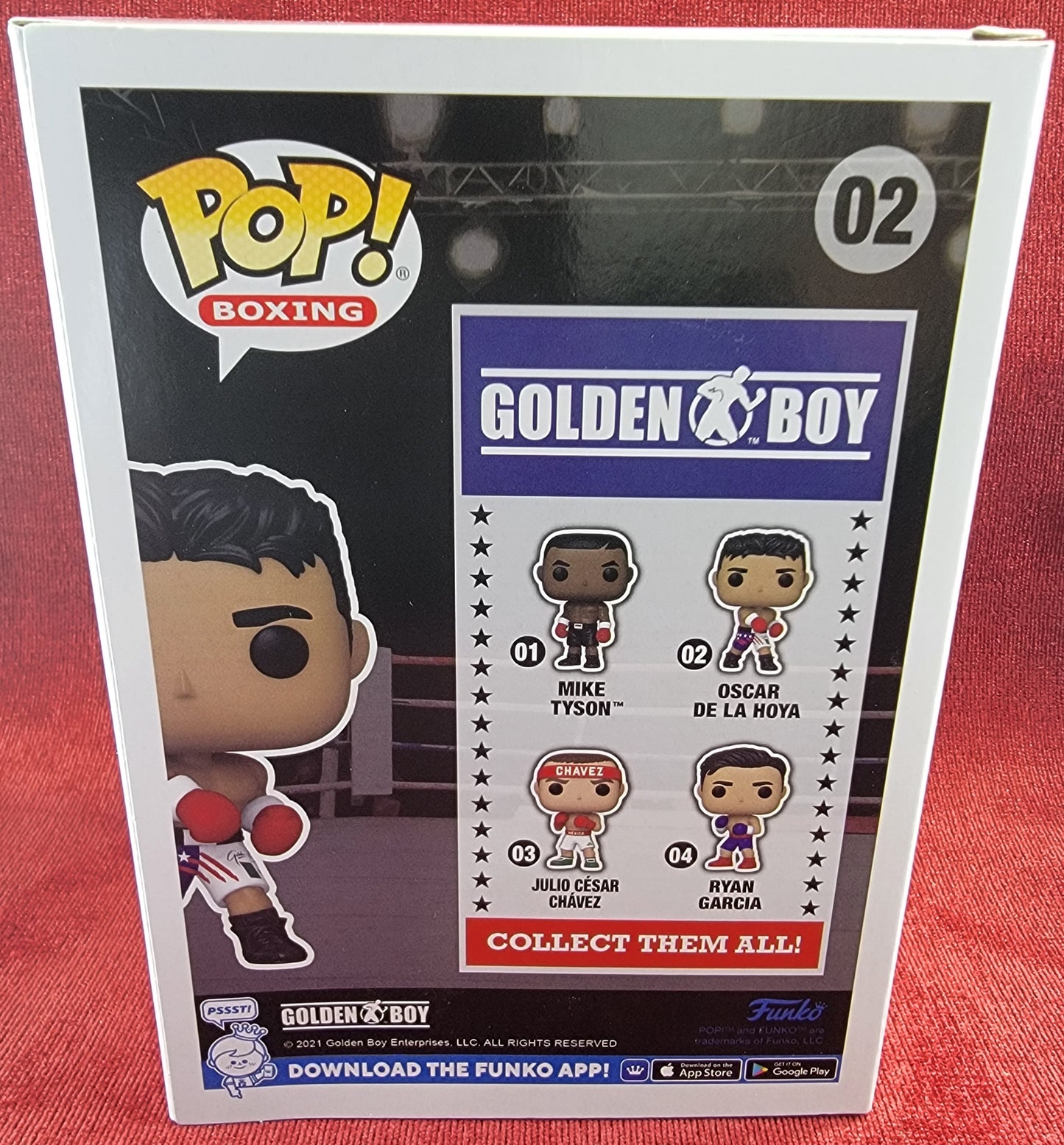 Oscar De La Hoya funko # 02 (nib)
With pop protector