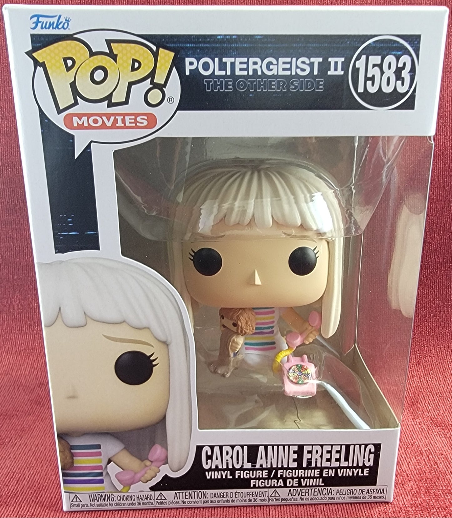 Carol Anne Freeling funko # 1583 (nib)
With pop protector