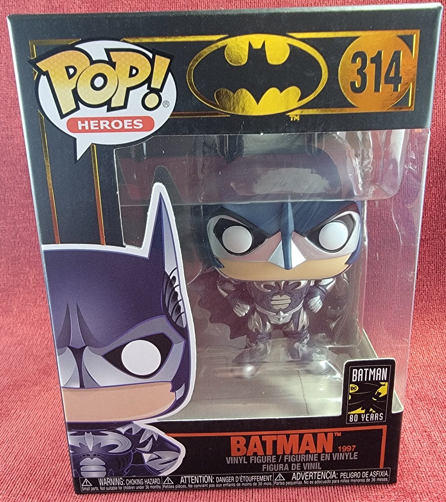 Batman funko # 314 (nib)
With pop protector