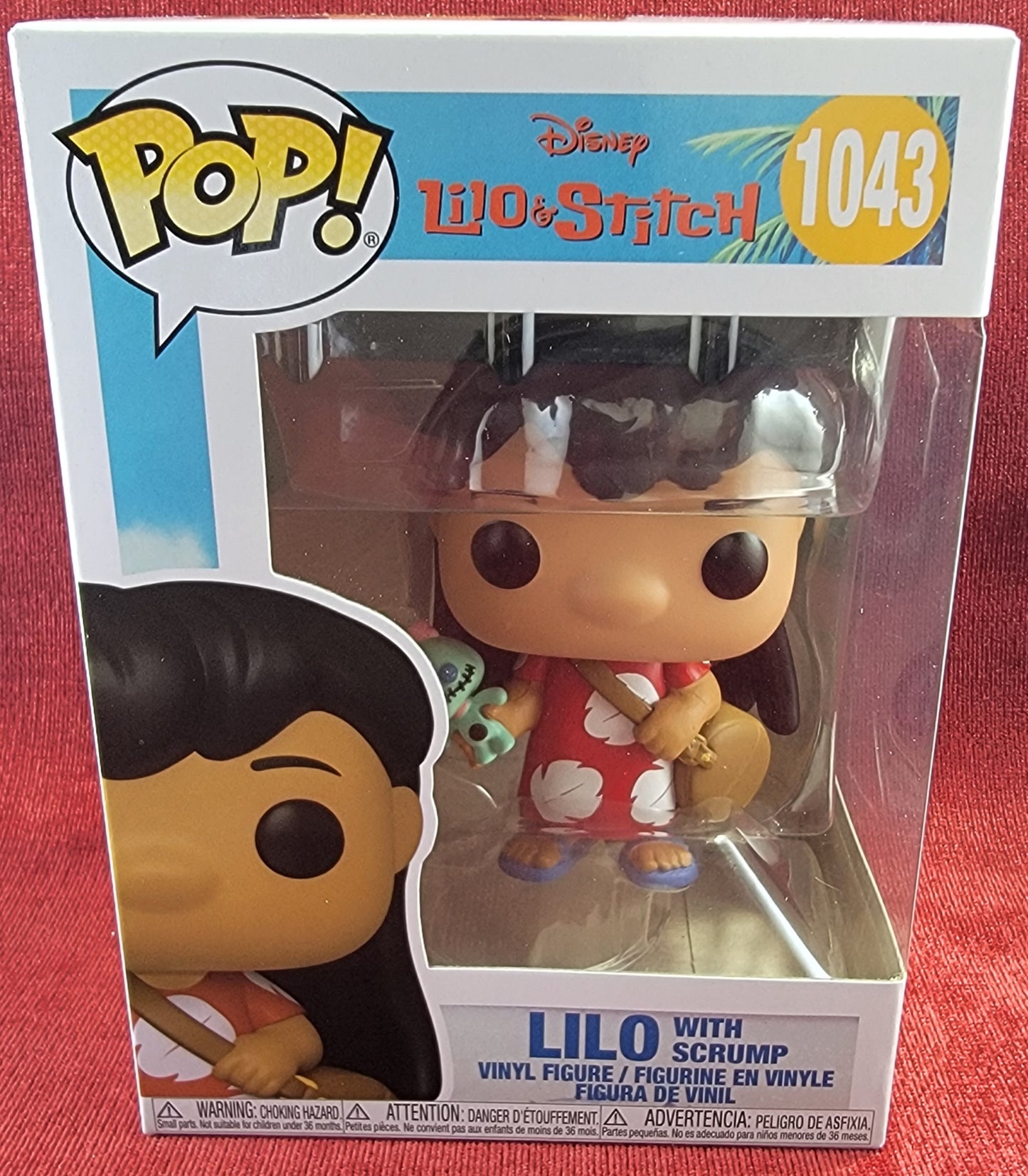 Lilo with scrump funko # 1043 (nib)
With pop protector