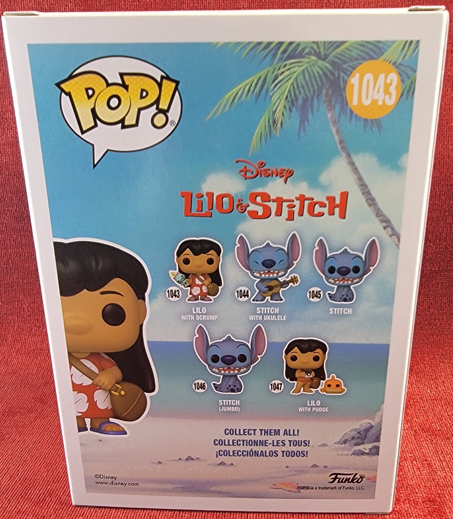 Lilo with scrump funko # 1043 (nib)
With pop protector