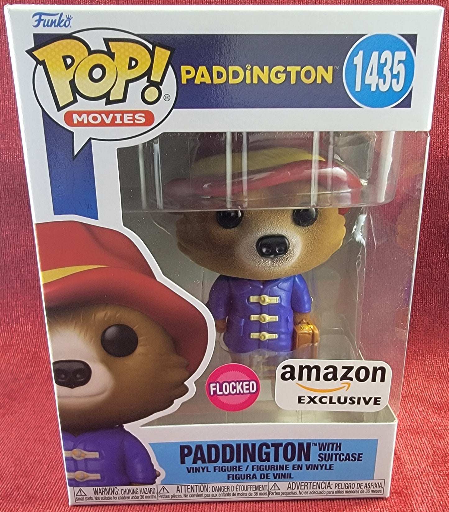 Paddington with suitcase amazon exclusive funko # 1435 (nib)
With pop protector