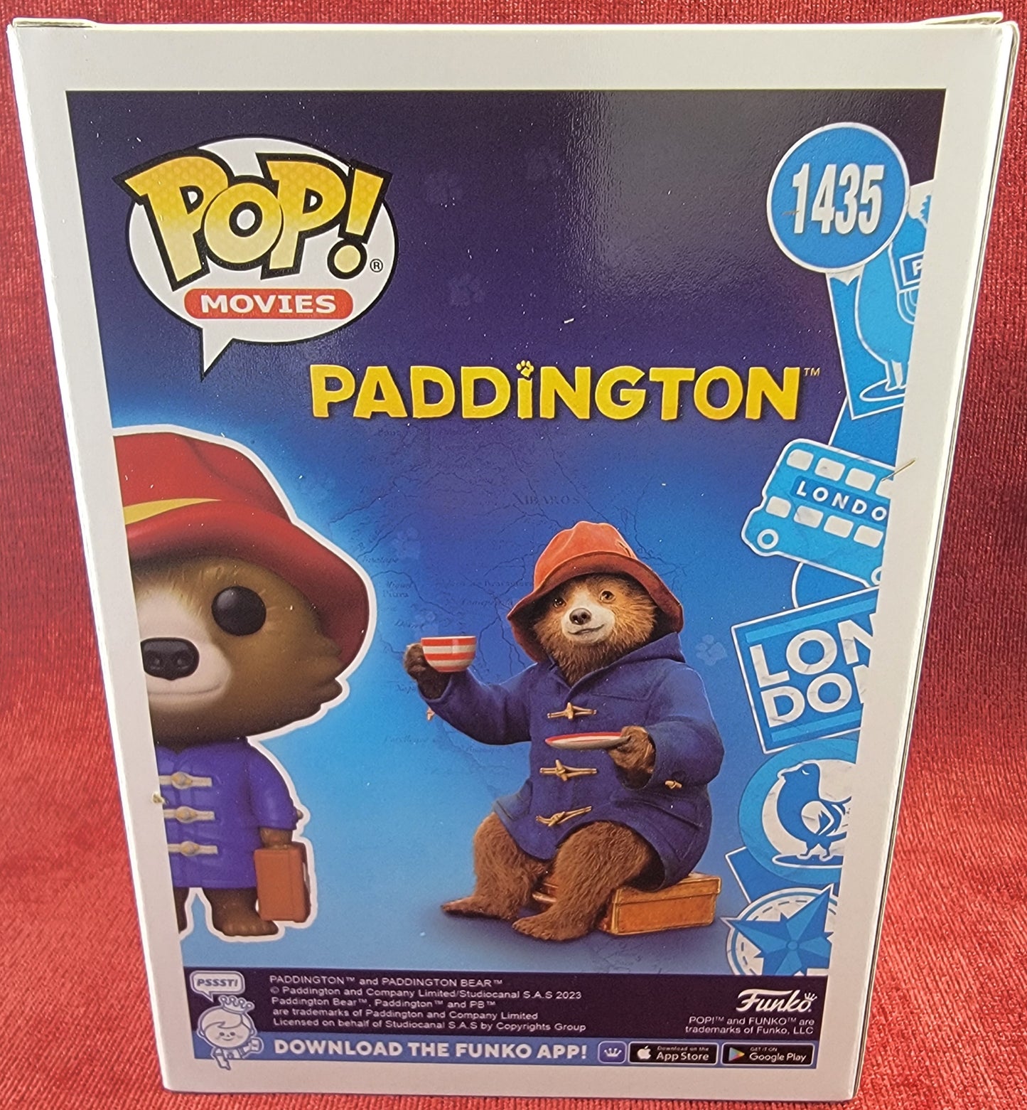 Paddington with suitcase amazon exclusive funko # 1435 (nib)
With pop protector